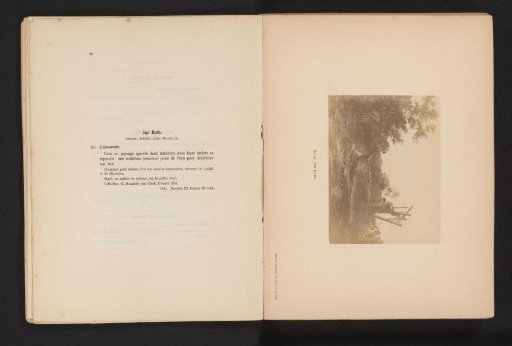 Photographic reproduction of a painting of a landscape with donkeys