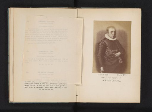 Photographic reproduction of a painting of a portrait of an unknown man