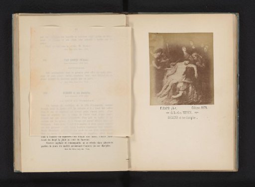 Photographic reproduction of a painting of the Deposition of Christ