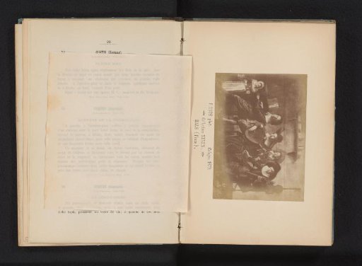 Photographic reproduction of a painting of young musicians