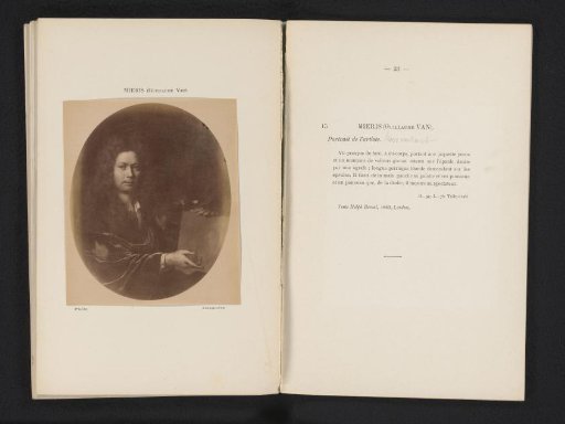 Photographic reproduction of a self-portrait by Willem van Mieris