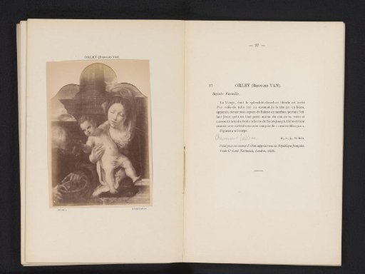Photographic reproduction of The Holy Family by Bernard van Orley