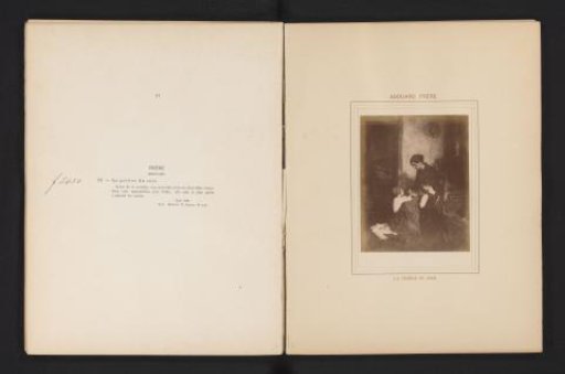 Photographic reproduction of La prière du soir by Pierre Edouard Frère