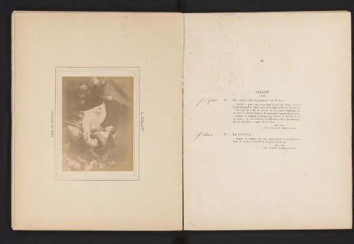 Photographic reproduction of Léonard Da Vinci by Louis Gallait