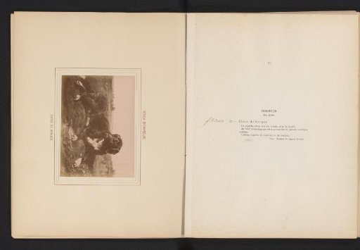 Photographic reproduction of Chien de Berger by Rosa Bonheur