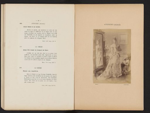 Photographic reproduction of Jeune femme à sa toilette by Alfred Stevens