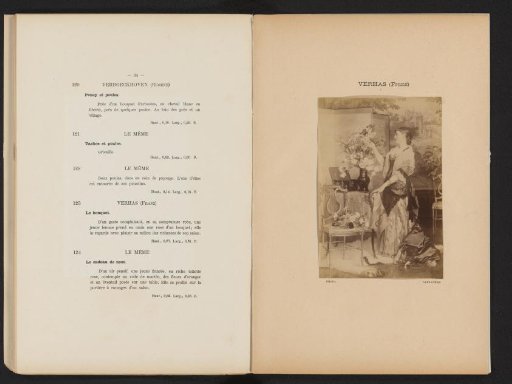 Photographic reproduction of Le bouquet by Frans Verhas