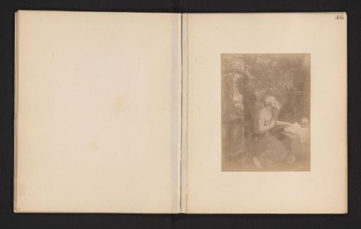 Photographic reproduction of a painting of Saint Jerome at the foot of the tomb by Maerten de Vos