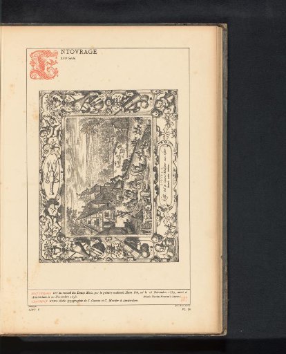 Reproduction of a print of June from the series Twelve Months after Hans Bol