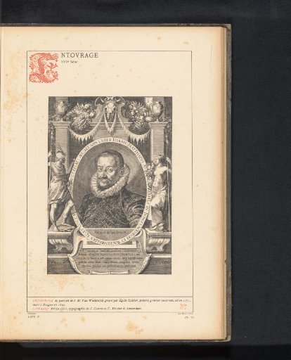 Reproduction of a print of a portrait of Johannes Matthaeus Wacker von Wackenfels by Aegidius Sadeler
