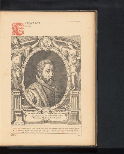 Reproduction of a print of a portrait of Maerten de Vos by Aegidius Sadeler after Joseph Heintz I
