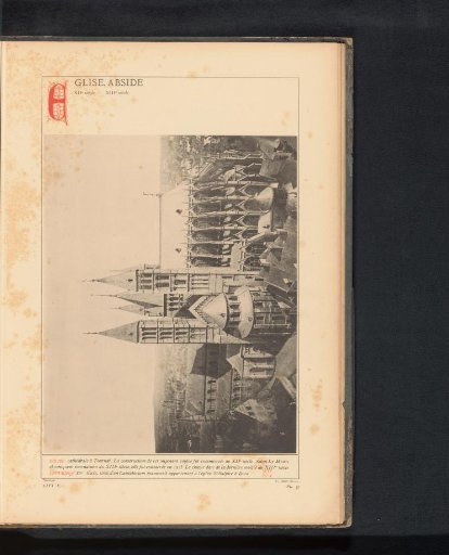 View of the Cathedral of Our Lady in Tournai, Belgium