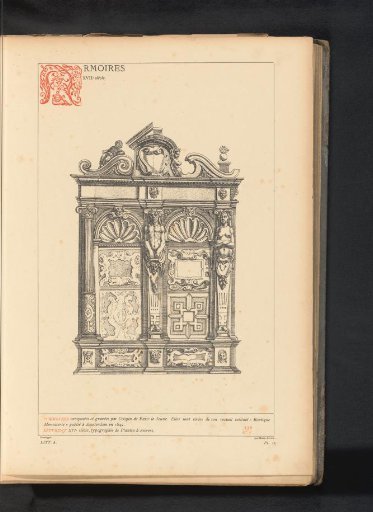 Reproduction of a print of a coat of arms by Crispijn van de Passe