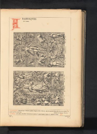 Reproduction of two designs with allegories of Europe and America by Marcus Gheeraerts