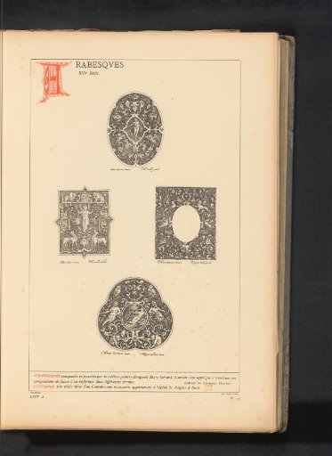 Reproduction of four designs with allegories by Marcus Gheeraerts