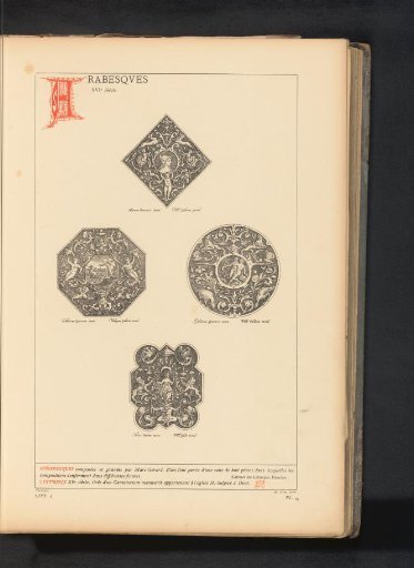 Reproduction of four designs with allegories by Marcus Gheeraerts