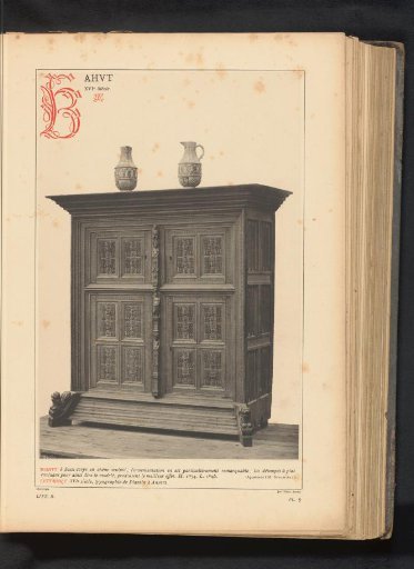 Cabinet with two jugs
