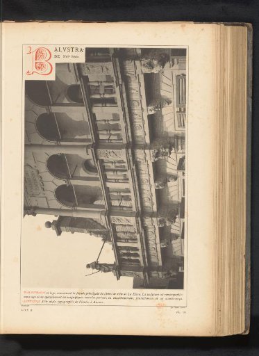 Balustrade of the old Town Hall in The Hague