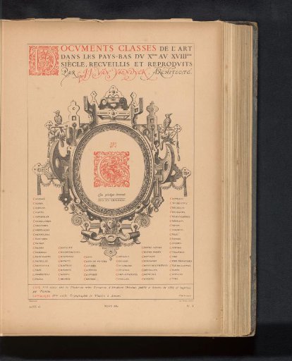 Reproduction of a title page from the atlas of Abraham Ortelius