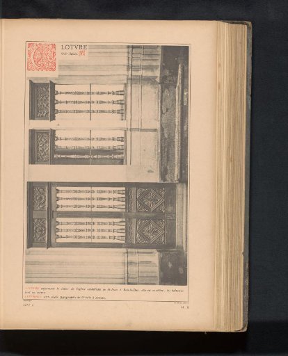 Choir screen in the St. John's Cathedral in 's-Hertogenbosch