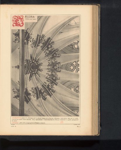 Ceiling painting in the Bovenkerk in Kampen