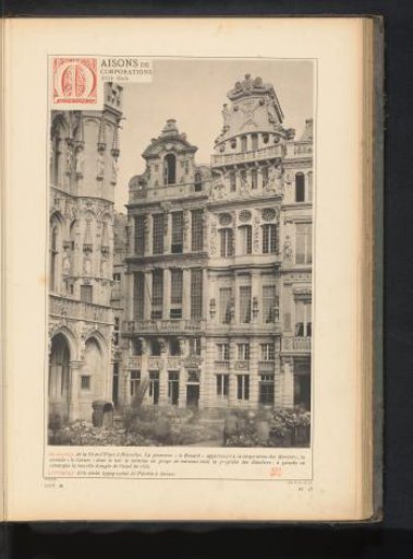 View of guild houses on the Grote Markt in Brussels, Belgium