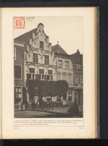 View of a house on the Turfkade in Goes