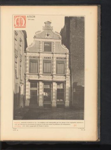 View of a house from 1571 in Zwolle