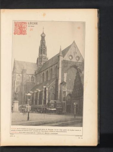 View of St. Bavo's Church in Haarlem