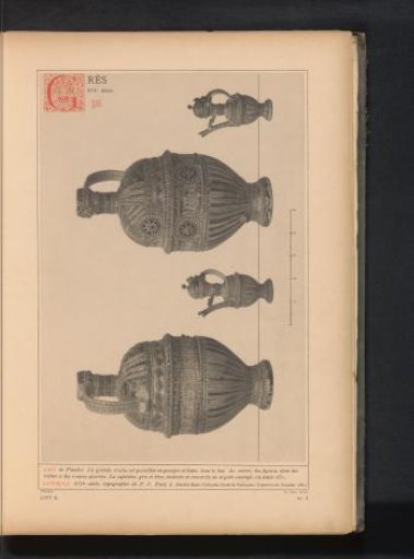 Four Flemish Sandstone Vases