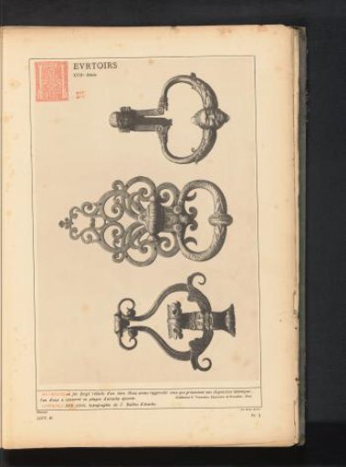 Three Wrought Iron Door Knocker