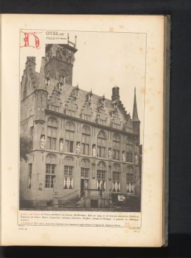 View of the Town Hall of Veere