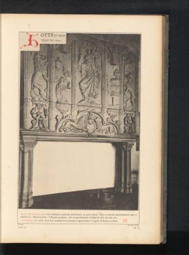Decorated fireplace mantel from the Markiezenhof, now in the Town Hall of Bergen op Zoom