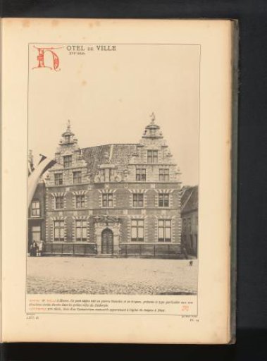 View of the Town Hall of Hoorn