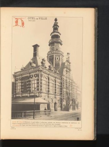 View of the town hall of Bolsward