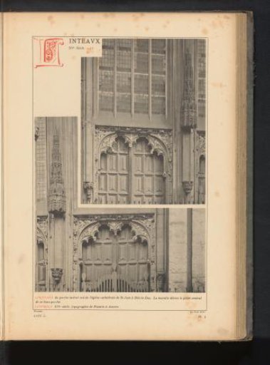 Two details of capitals of the Sint-Janskathedraal in Den Bosch