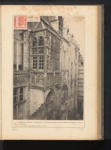 View of an inn in Brussels, Belgium