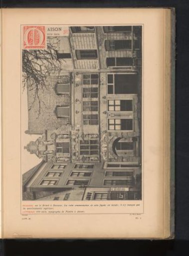 View of a house on the Brink in Deventer