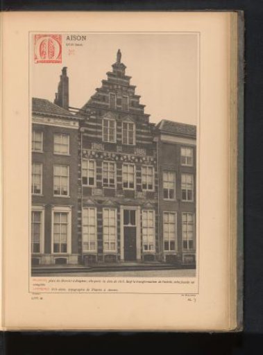 View of a house on the Marktplein in Zutphen