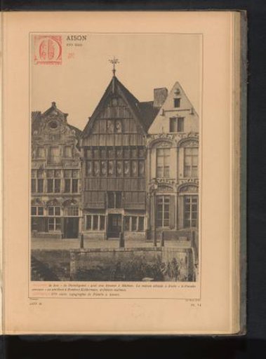 View of the 'Duivelshuis' on the Haverwerf in Mechelen, Belgium