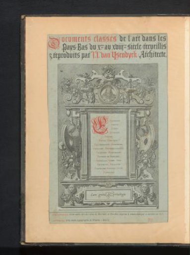 Reproduction of a title page from a Mercator-Hondius atlas