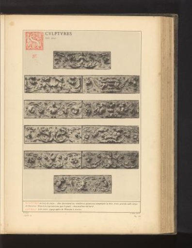 Decorated friezes