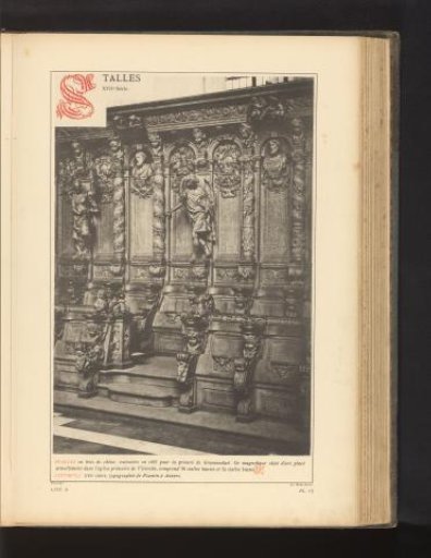 Choir stalls in the Our Lady's Church in Vilvoorde