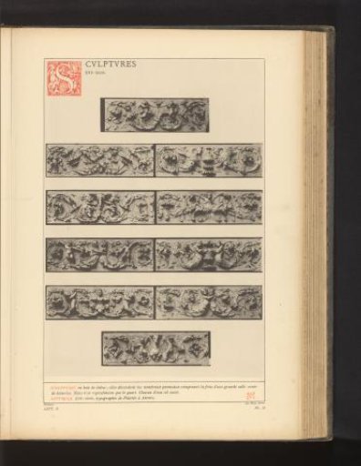 Decorated friezes
