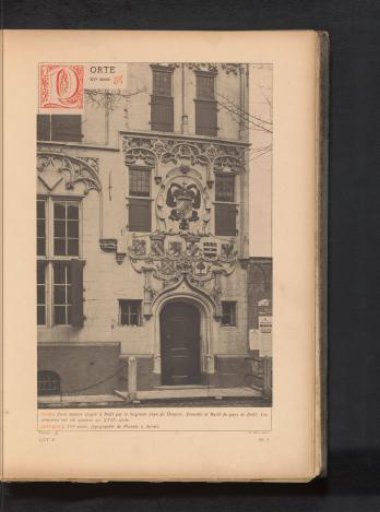 Door of a house in Delft