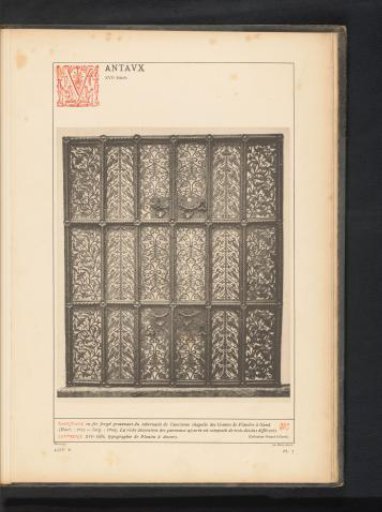 Wrought-iron door