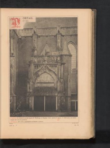 Portal of the St. Walburga Church in Zutphen