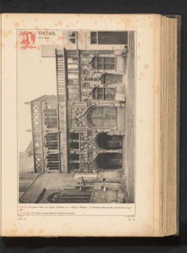 Portals of the Basilica of the Holy Blood in Bruges