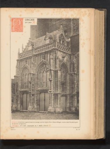 View of the Church of Our Lady in Bruges