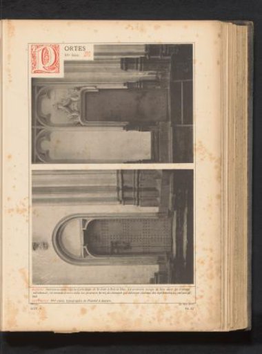 Two doors of the Sint-Janskathedraal in 's-Hertogenbosch